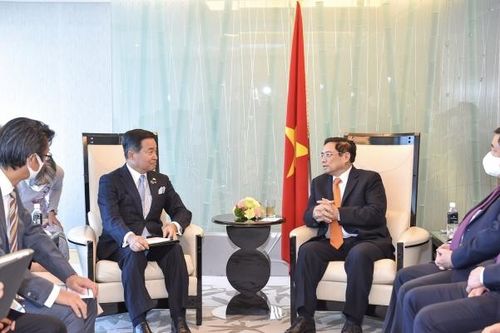 Thủ tướng Phạm Minh Chính tiếp lãnh đạo nhiều tập đoàn kinh tế hàng đầu Nhật Bản