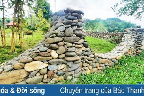 Độc đáo những công trình làm từ đá cuội