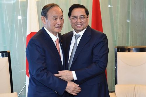 Trân trọng những đóng góp tích cực của cựu Thủ tướng Suga Yoshihide vào quan hệ hợp tác Việt Nam-Nhật Bản