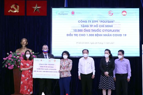 TP.HCM tiếp nhận thuốc hỗ trợ điều trị COVID-19 từ Liên bang Nga