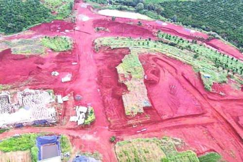 Thêm một 'dự án' băm nát đồi xanh ở Lâm Đồng bị đình chỉ thi công