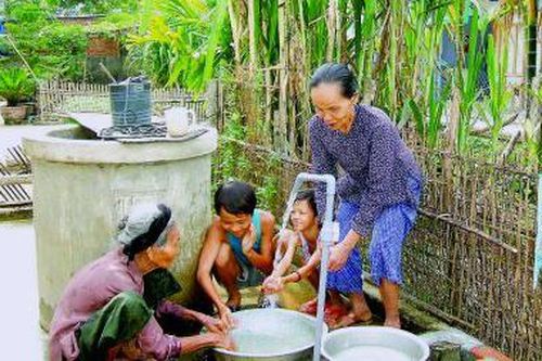 Đến năm 2030, 65% dân số nông thôn được sử dụng nước sạch đạt chất lượng theo quy chuẩn