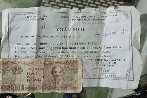 Quảng Nam: Người dân được hỗ trợ thiệt hại do bão 2.000 đồng
