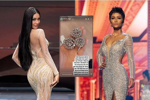 H'Hen Niê truyền may mắn cho Kim Duyên bằng món đồ giúp cô lọt Top 5 Miss Universe