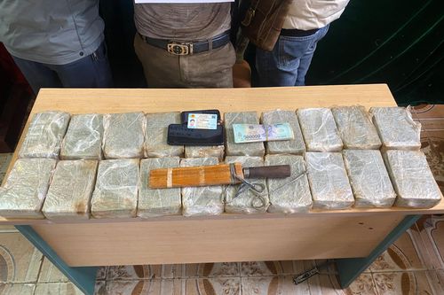 Mật phục, bắt tại trận nghi phạm vận chuyển 40 bánh heroin