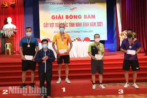 Tổ chức Giải Bóng bàn cây vợt xuất sắc tỉnh Ninh Bình năm 2021