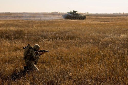 Binh sĩ trên biên giới Ukraine: 'Chúng tôi đã sẵn sàng'