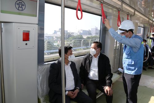 Bí thư Thành ủy Đinh Tiến Dũng chỉ đạo tháo gỡ vướng mắc GPMB tuyến metro Nhổn - ga Hà Nội
