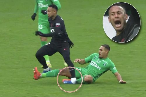 Neymar nghỉ thi đấu bao lâu sau chấn thương gập cổ chân?