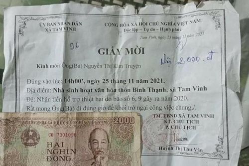 Hỗ trợ 2.000 đồng vì bão ở Quảng Nam: Luật quy định thế nào?