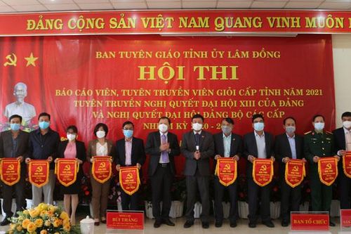 Hội thi Báo cáo viên, tuyên truyền viên giỏi cấp tỉnh năm 2021