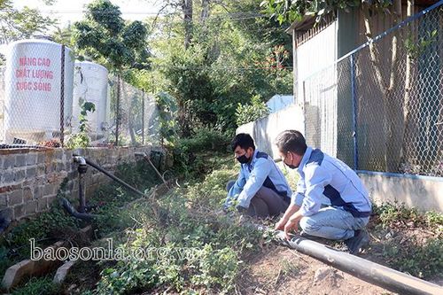 520 hộ dân ở xã Chiềng Mung đã được cấp nước sinh hoạt