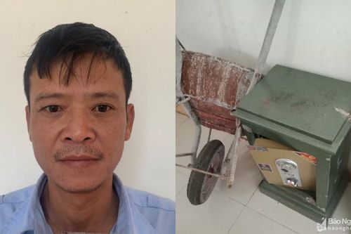Khởi tố đối tượng mang xe rùa đi trộm két sắt của hàng xóm