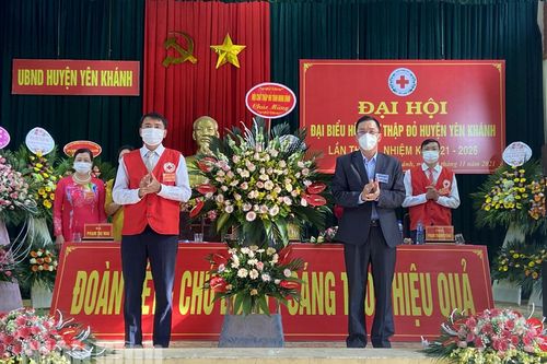 Đại hội đại biểu Hội Chữ thập đỏ huyện Yên Khánh lần VI