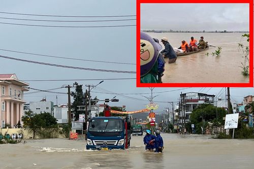 Mưa lũ gây ngập, chia cắt nhiều nơi ở Bình Định, Gia Lai