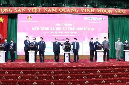 Liên minh Saigontel (SGT) - NGS ra mắt nền tảng công dân số đầu tiên tại Thái Nguyên