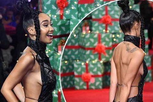 Ngôi sao 'The X Factor' liên tục che chắn trên thảm đỏ vì mặc váy quá bạo