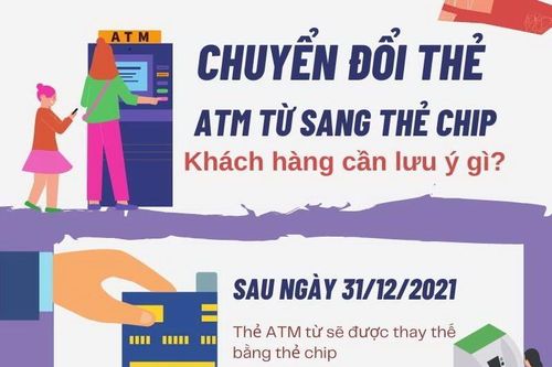 Điều cần lưu ý khi chuyển đổi thẻ ATM từ sang thẻ chip