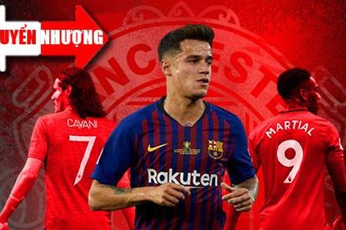 Tin chuyển nhượng 1/12: Barca dùng Coutinho 'câu' Cavani và Martial
