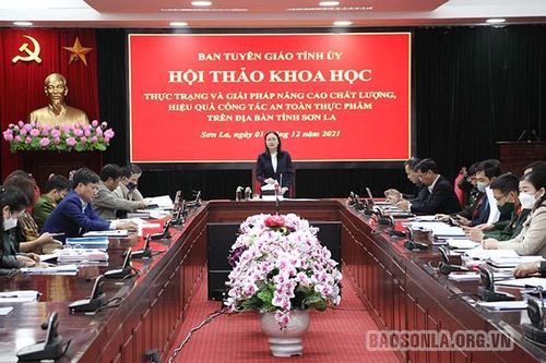 Hội thảo khoa học về nâng cao chất lượng, hiệu quả công tác an toàn thực phẩm