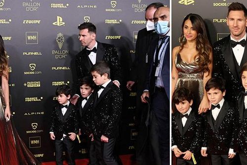 Fan ngưỡng mộ hành động bảo vệ vợ của Messi ở gala Quả bóng Vàng