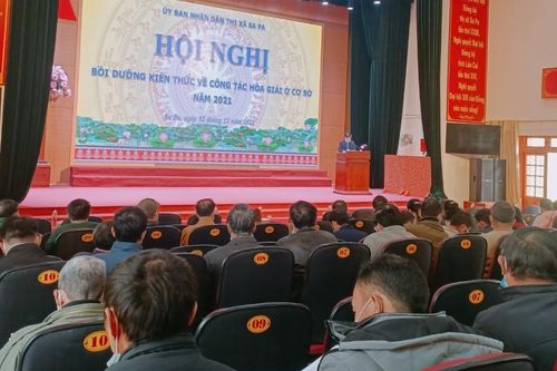Sa Pa: Bồi dưỡng kiến thức về công tác hòa giải ở cơ sở năm 2021