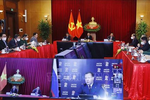 Việt Nam tham dự hội nghị trực tuyến liên đảng quốc tế do Đảng Nước Nga Thống nhất chủ trì