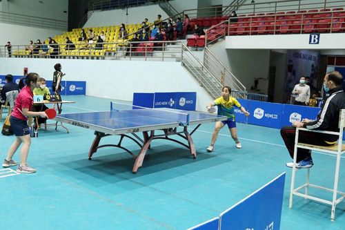 Gần 100 vận động viên tham dự Giải vô địch Bóng bàn tỉnh Lào Cai năm 2021