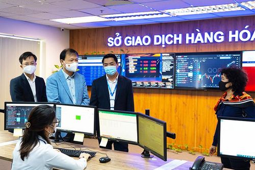 Đoàn công tác của Bộ Công thương thăm và làm việc tại Sở Giao dịch hàng hóa Việt Nam