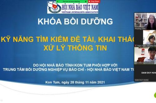 Hội nhà báo tỉnh Kon Tum mở hai lớp bồi dưỡng nghiệp vụ báo chí