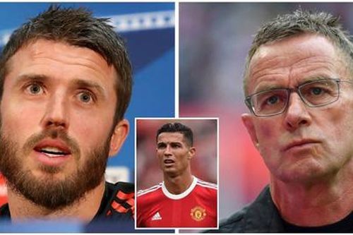 Ronaldo tri ân Carrick, gửi lời chào tới Rangnick