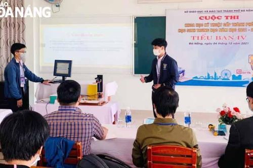 Hơn 150 dự án tham dự cuộc thi Khoa học kỹ thuật cấp thành phố