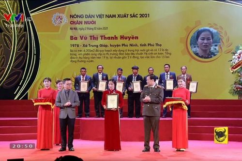 Gương mặt Phú Thọ đạt danh hiệu 'Nông dân Việt Nam xuất sắc năm 2021'