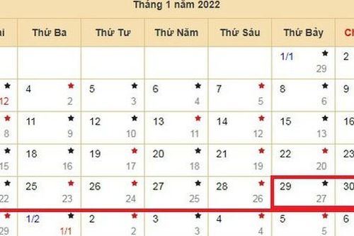 Lịch nghỉ Tết dương lịch và nguyên đán năm 2022 được mấy ngày?