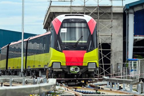 Tàu điện Nhổn - Ga Hà Nội chạy thử vận tốc 80 km/h