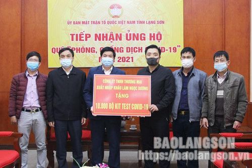 Một doanh nghiệp ở tỉnh Quảng Ninh hỗ trợ Lạng Sơn 10.000 bộ kit test COVID-19Tin khácChung tay phòng chống HIV/AIDS trong bối cảnh dịch COVID-19THÔNG BÁO NỘI DUNG, CHƯƠNG TRÌNH KỲ HỌP THỨ BẢY (KỲ HỌP THƯỜNG LỆ CUỐI NĂM 2021) HĐND TỈNH KHÓA XVII NHIỆM KỲ 