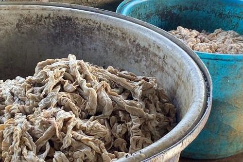 Kinh hoàng gần 8 tấn lòng lợn nhiễm virus dịch tả châu Phi đang được 'hô biến' bằng công nghệ 'xô chậu' đen kịt