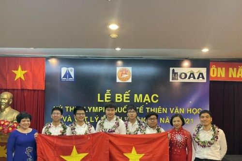 100% học sinh Việt Nam đạt giải cao trong kỳ thi Olympic Thiên văn học