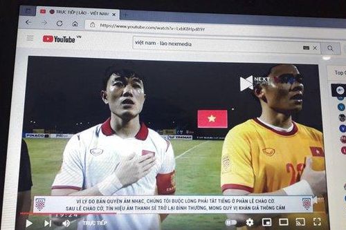 Tiếng Quốc ca ở trận Việt Nam - Lào bị tắt, BH Media lên tiếng