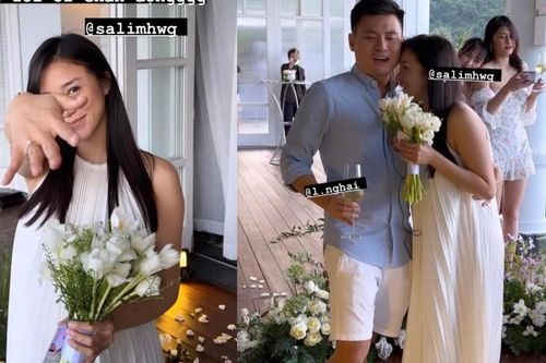Salim xúc động trước khoảnh khắc cầu hôn của bạn trai thiếu gia, còn đang mang thai con đầu lòng