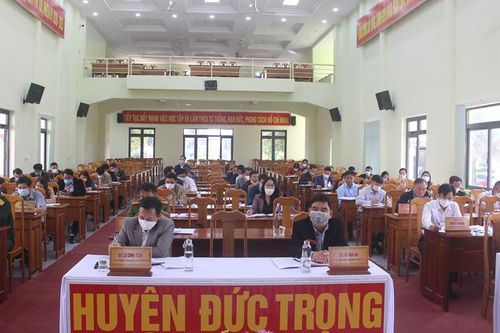 Hội nghị Huyện ủy Đức Trọng lần thứ 9