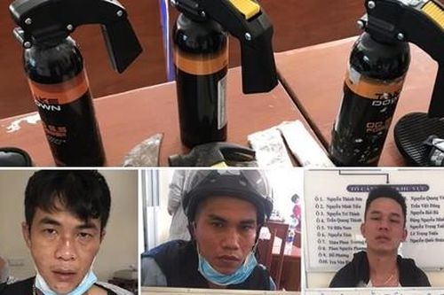 TPHCM: Xóa sổ băng 'đá xế' thủ dao búa, bình hơi cay chống trả khi bị truy bắt