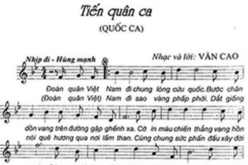 Bộ Văn hóa, Thể thao và Du lịch: Không được có bất kỳ hành vi nào ngăn chặn việc phổ biến Quốc ca Việt Nam