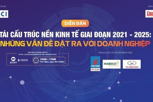 Tái cấu trúc nền kinh tế giai đoạn 2021 – 2025