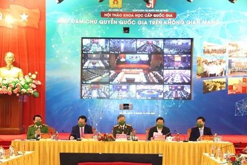 Khai mạc Hội thảo khoa học cấp quốc gia 'Bảo đảm chủ quyền quốc gia trên không gian mạng'