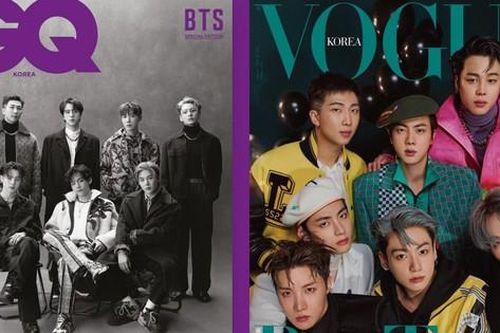 BTS 'càn quét' trang bìa tạp chí đầu năm 2022 với 11 phiên bản bìa trên VOGUE và GQ Hàn