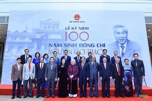 Lễ kỷ niệm 100 năm sinh nhà ngoại giao Nguyễn Cơ Thạch