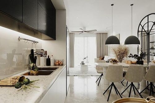 Căn hộ chỉ dùng 2 màu đen và trắng ở Hà Nội vẫn sang, xịn đến bất ngờ