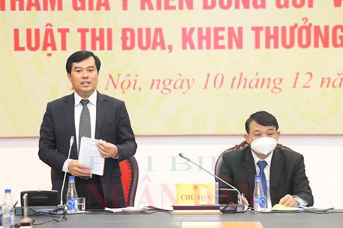 Khối thi đua các bộ ngành tổng hợp góp ý dự án Luật Thi đua, Khen thưởng (sửa đổi)