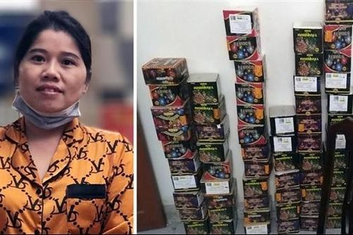 Phát hiện gần 2,3 tạ pháo đội lốt hàng tiêu dùng